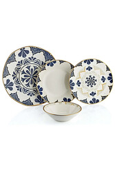 OMS COLLECTION - 11106 24 Parça Otantik Porselen Yemek Takımı OMS COLLECTION - 11106 24 Parça Otantik Porselen Yemek Takımı