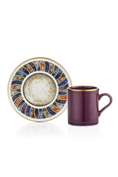 OMS COLLECTION - 11126 - Akşın - 12 Parça - Porselen Altın File - Fincan Takımı - Bordo OMS COLLECTION - 11126 - Akşın - 12 Parça - Porselen Altın File - Fincan Takımı - Bordo