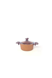 3105 7 Parça Bio Granit Tencere Seti Bronz - Thumbnail