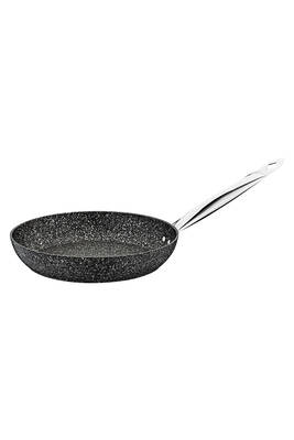 3207 Tek Parça Biogranit İndüksiyonlu Ocaklara Uygun 26x5,5 Cm - 2,2 Litre Tava Siyah Renk