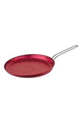 3234 Tek Parça Bio Granit 32 Cm Krep Tavası Kırmızı