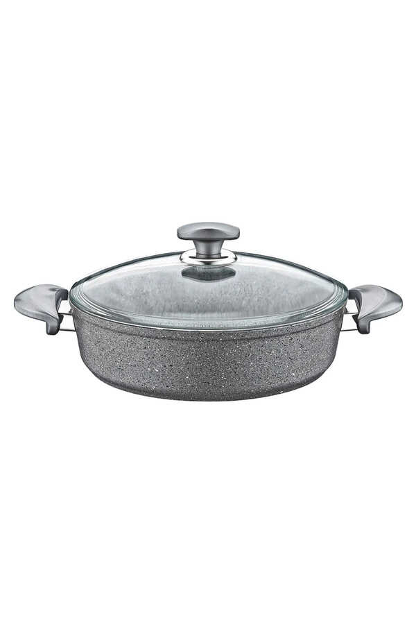 3310 2 Parça Bio Granit 26x7,5 Cm Tencere Gri