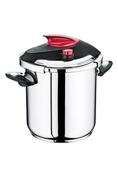 OMS COLLECTION - 5092 Paslanmaz Çelik Iklim Model Matik 14 Lt. Düdüklü Tencere Kırmızı OMS COLLECTION - 5092 Paslanmaz Çelik Iklim Model Matik 14 Lt. Düdüklü Tencere Kırmızı