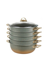 OMS COLLECTION - 6091-C 32CM Granit Mantı Tencere Seti OMS COLLECTION - 6091-C 32CM Granit Mantı Tencere Seti