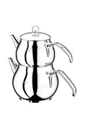 OMS COLLECTION - Çelik Çaydanlık Büyük Boy(l) OMS COLLECTION - Çelik Çaydanlık Büyük Boy(l)