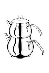 OMS COLLECTION - COLLECTION 8012 ( M ) 4 Parça, Paslanmaz Çelik, Üst 1,00 Lt. Alt 1,75 Lt. Çaydanlık Gümüş Renk OMS COLLECTION - COLLECTION 8012 ( M ) 4 Parça, Paslanmaz Çelik, Üst 1,00 Lt. Alt 1,75 Lt. Çaydanlık Gümüş Renk