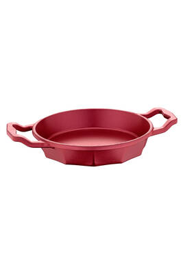 DODECA -3725 - Tek Parça, 20 Cm, Bio Granit, Döküm, Sahan, Kırmızı Gövde