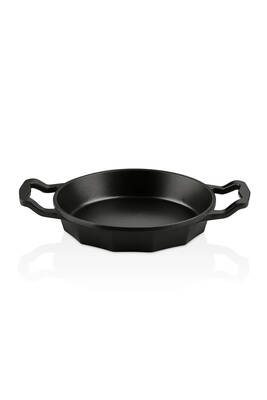 DODECA -3725 - Tek Parça, 22 Cm, Bio Granit, Döküm, Sahan, Siyah Gövde