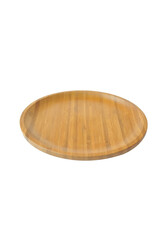 FİA - 9109 - ( L ) - Orijinal Natural, Bambu, 28x2 Cm Servis Tabağı Ahşap Rengi - Thumbnail