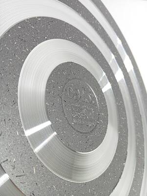 Oms Collection 2 Parça Biogranit 40x9,5 Cm - 10,5 Litre Basık Tencere ( 3312 - Gri )