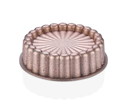 Oms Collection - Biogranit Döküm 26 Cm Chese Cake Tart Kek Kalıbı ( 3296 - Rose Pink ) - Thumbnail