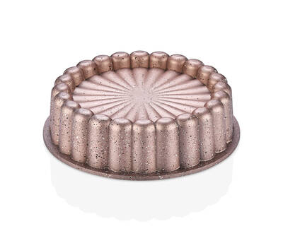 Oms Collection - Biogranit Döküm 26 Cm Chese Cake Tart Kek Kalıbı ( 3296 - Rose Pink )