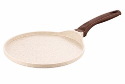 Oms Collection Biogranit Döküm Krep Tavası ( 3299 - 26 - Fil Dişi ) - Thumbnail