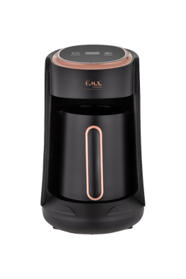 Oms Collection - Cafetura - 2 Parça 4 Kişilik Gurme Otomatik Kahve Makinesi ( 8800 - Siyah )