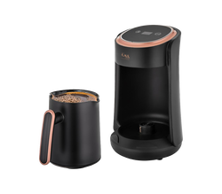 Oms Collection - Cafetura - 2 Parça 4 Kişilik Gurme Otomatik Kahve Makinesi ( 8800 - Siyah ) - Thumbnail