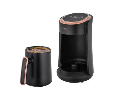 Oms Collection - Cafetura - 2 Parça 4 Kişilik Gurme Otomatik Kahve Makinesi ( 8800 - Siyah )