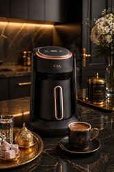 Oms Collection - Cafetura - 2 Parça 4 Kişilik Gurme Otomatik Kahve Makinesi ( 8800 - Siyah ) - Thumbnail