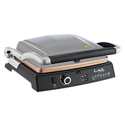 Oms Collection - Otomatik Çok Amaçlı Grill Tost Makinesi ( 3278 - Gri )