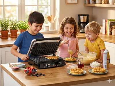 Oms Collection - Otomatik Çok Amaçlı Grill Tost Makinesi ( 3278 - Inox )