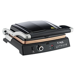 Oms Collection - Otomatik Çok Amaçlı Grill Tost Makinesi ( 3278 - Siyah ) - Thumbnail