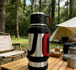 Oms Collection - STORMTHERMO 5 Pcs. Paslanmaz Çelik Sıcak & Soğuk Termos ( 8501 - 2,5 Litre - Gümüş ) - Thumbnail