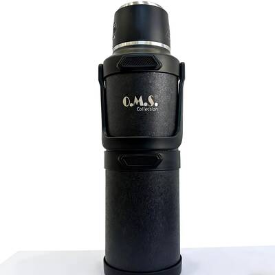Oms Collection - STORMTHERMO 5 Pcs. Paslanmaz Çelik Sıcak & Soğuk Termos ( 8503 - 3,2 Litre - Siyah )