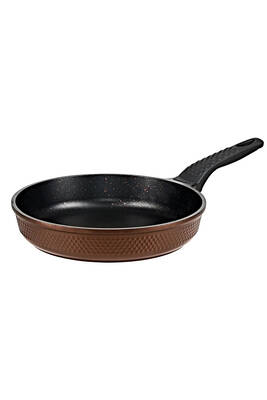 Trıana - 3536 - 7 Parça Biogranit, Döküm, Tencere , Tava, Çeyiz Seti - Bronz Renk